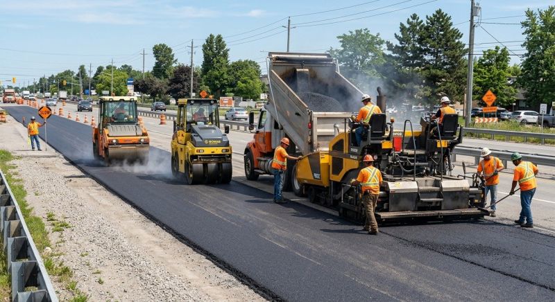 Industrial Asphalt Paving in Little Rock, AR