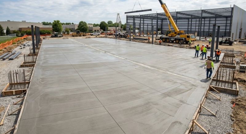 Commercial Slab Installation in Fort Worth, TX